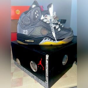 Nike air Jordan V X OFF-white 3M MUSLIN